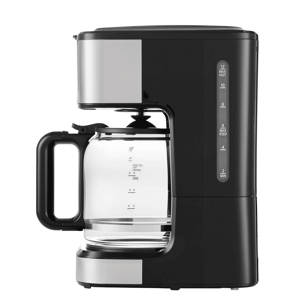 Multi-functional Programmable Coffee Maker - 12-Cup Steeped Coffee Machine with Touch Screen