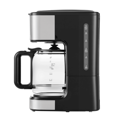 Multi-functional Programmable Coffee Maker - 12-Cup Steeped Coffee Machine with Touch Screen