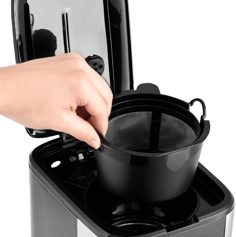 Multi-functional Programmable Coffee Maker - 12-Cup Steeped Coffee Machine with Touch Screen