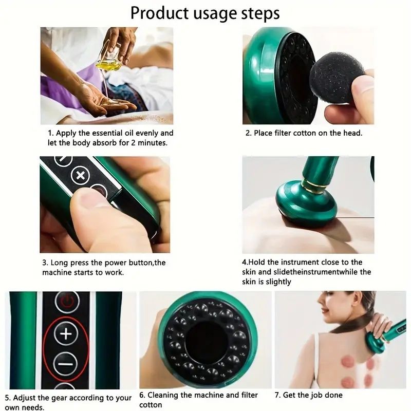 Multi-Level Cupping Massager for Custom Relaxation