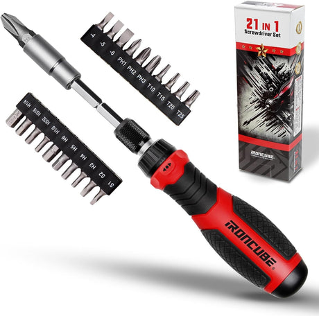 Multi-Bit Ratcheting Screwdriver Set