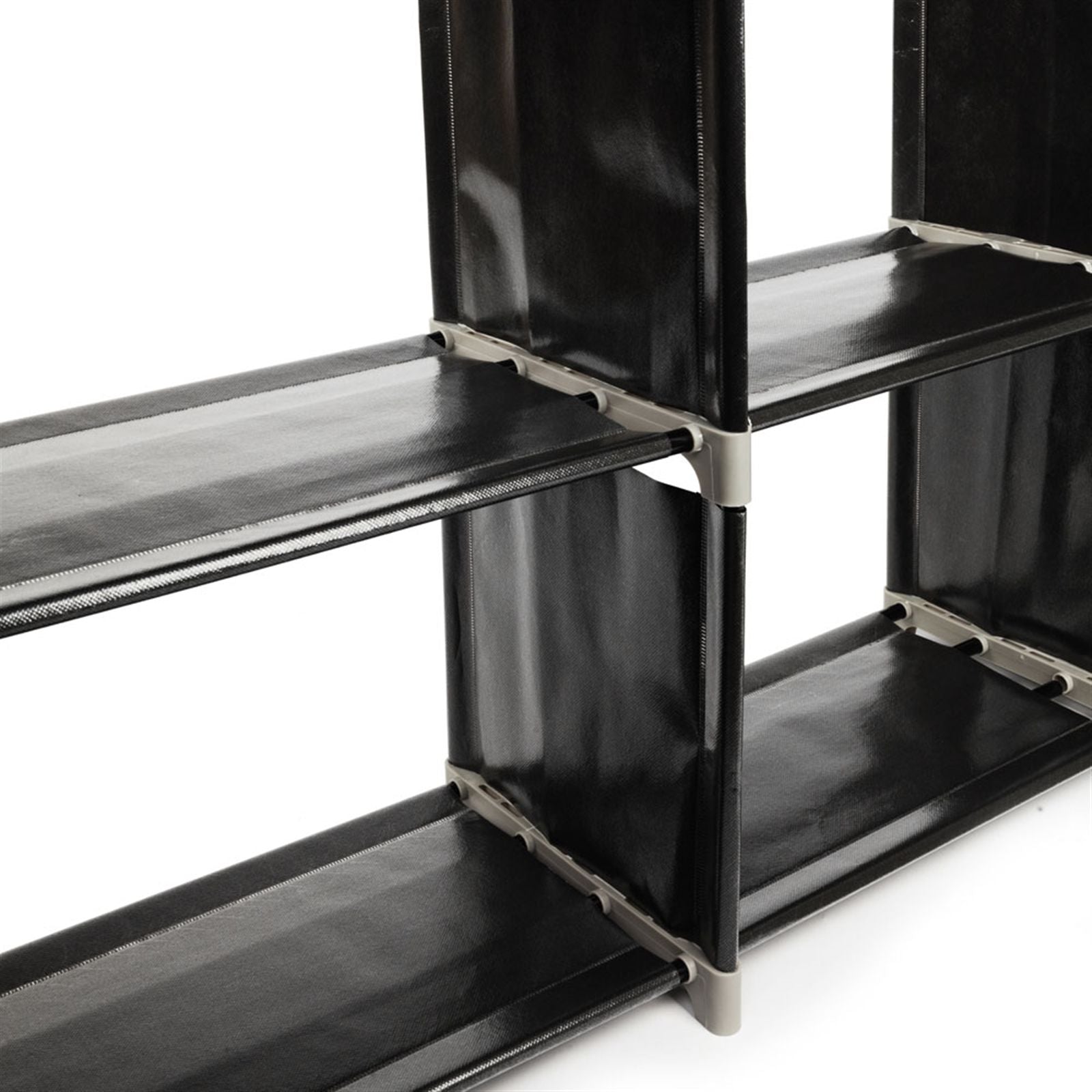 Multifunctional 3-Tier 9-Compartment Storage Shelf for Home Organization