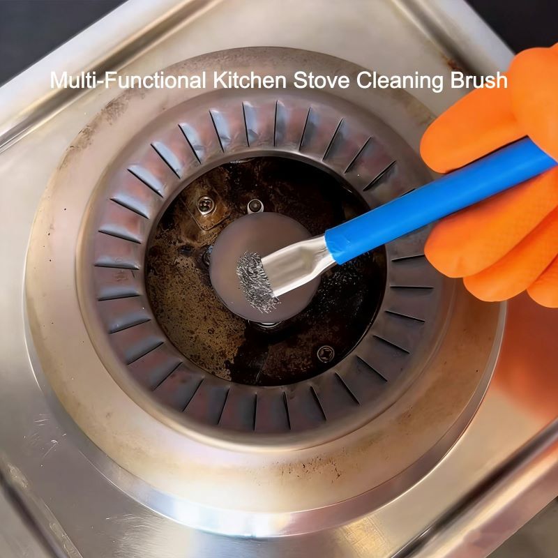 Multifunctional Kitchen Stove Cleaning Brush – Compact and Portable