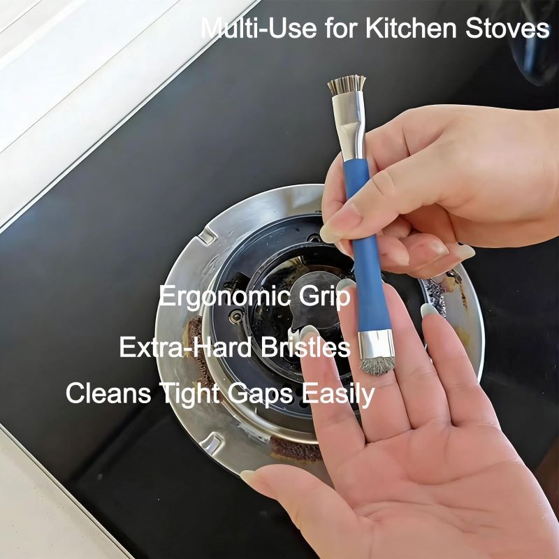 Multifunctional Kitchen Stove Cleaning Brush – Compact and Portable