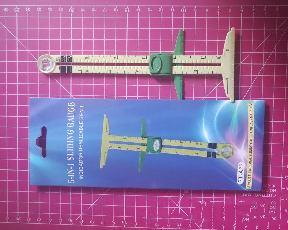 Multifunctional Patchwork and Sewing Ruler
