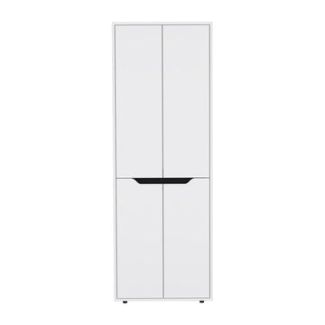 Multistorage Kitchen Pantry Helper – Sleek White Finish