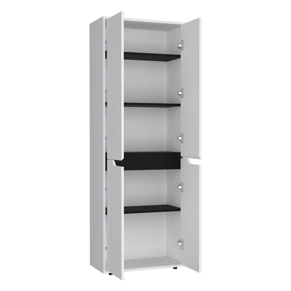 Multistorage Kitchen Pantry Helper – Sleek White Finish