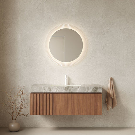 Italian-Style Floating 48" Bathroom Vanity with Sink and Storage