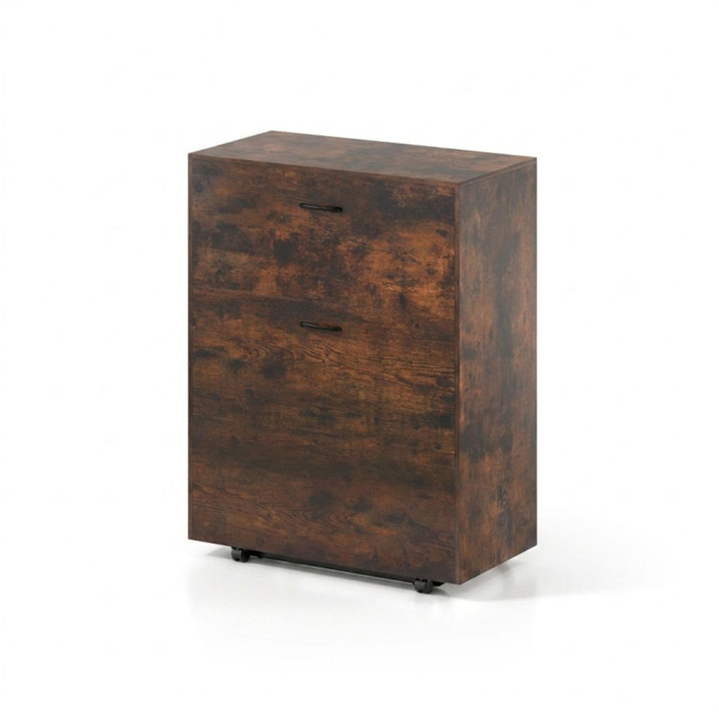 Rolling Foldable Cabinet Bed for Flexible Guest Spaces