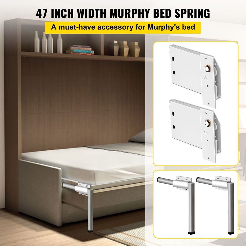 Horizontal Murphy Bed Spring Mechanism Hardware Kit