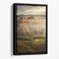 Mystical Waving Fields Tuscany Framed Wall Art