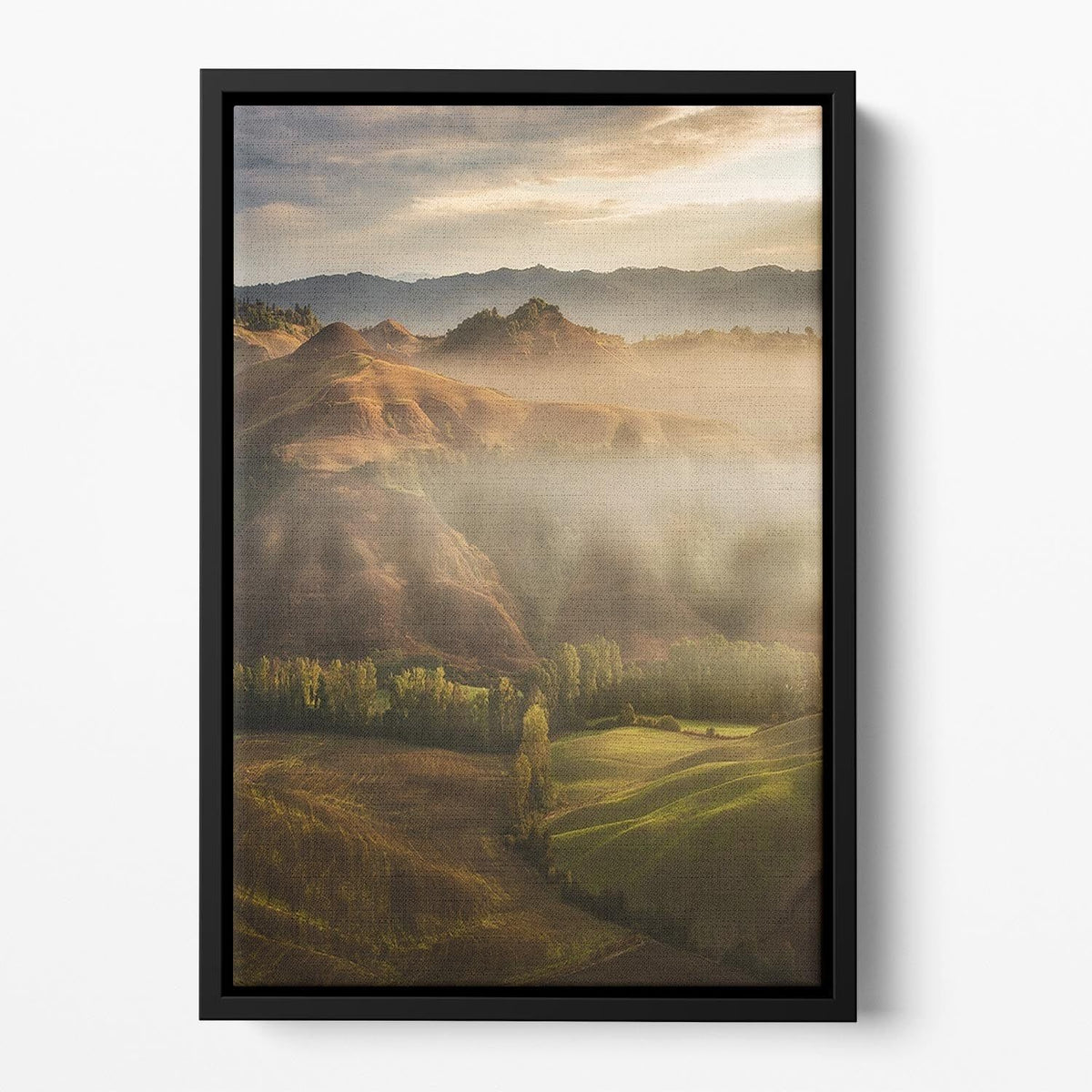 Mystical Waving Fields Tuscany Framed Wall Art