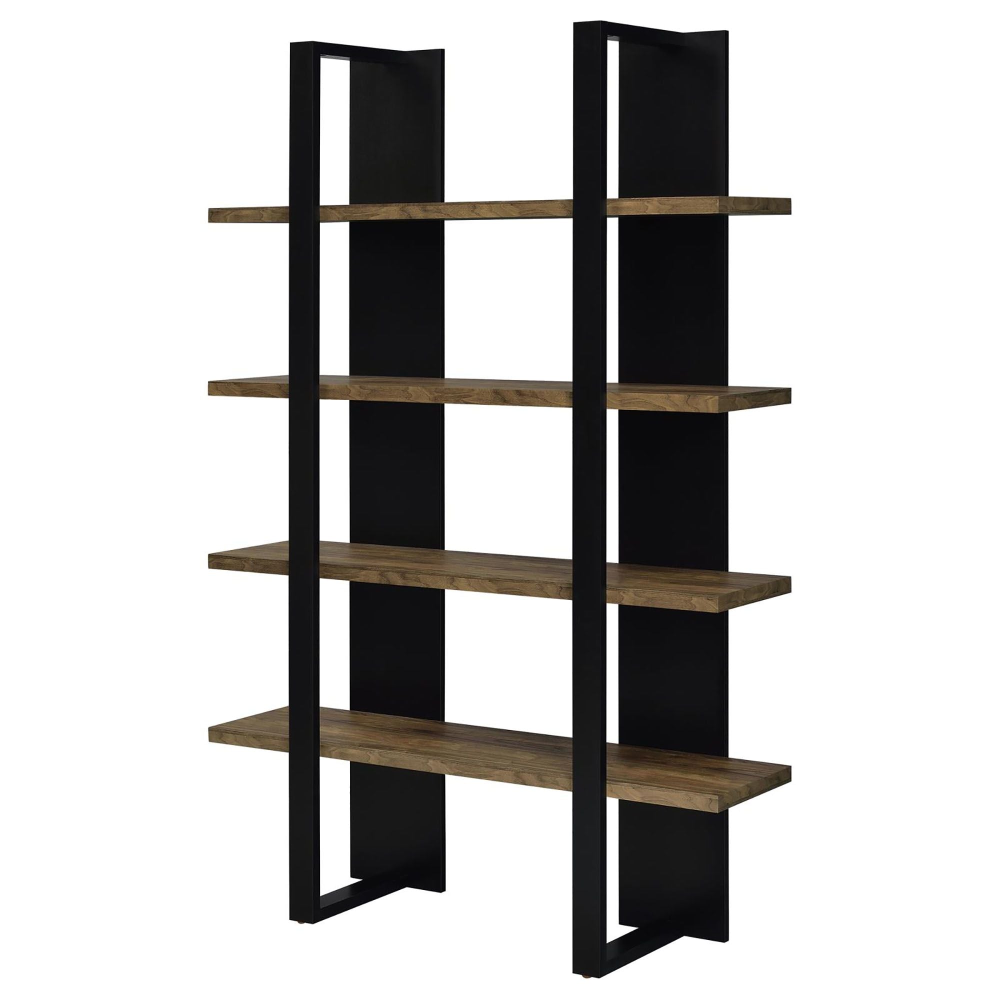 Display Your Collection on a Sleek Two-Tone Bookcase