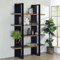 Display Your Collection on a Sleek Two-Tone Bookcase