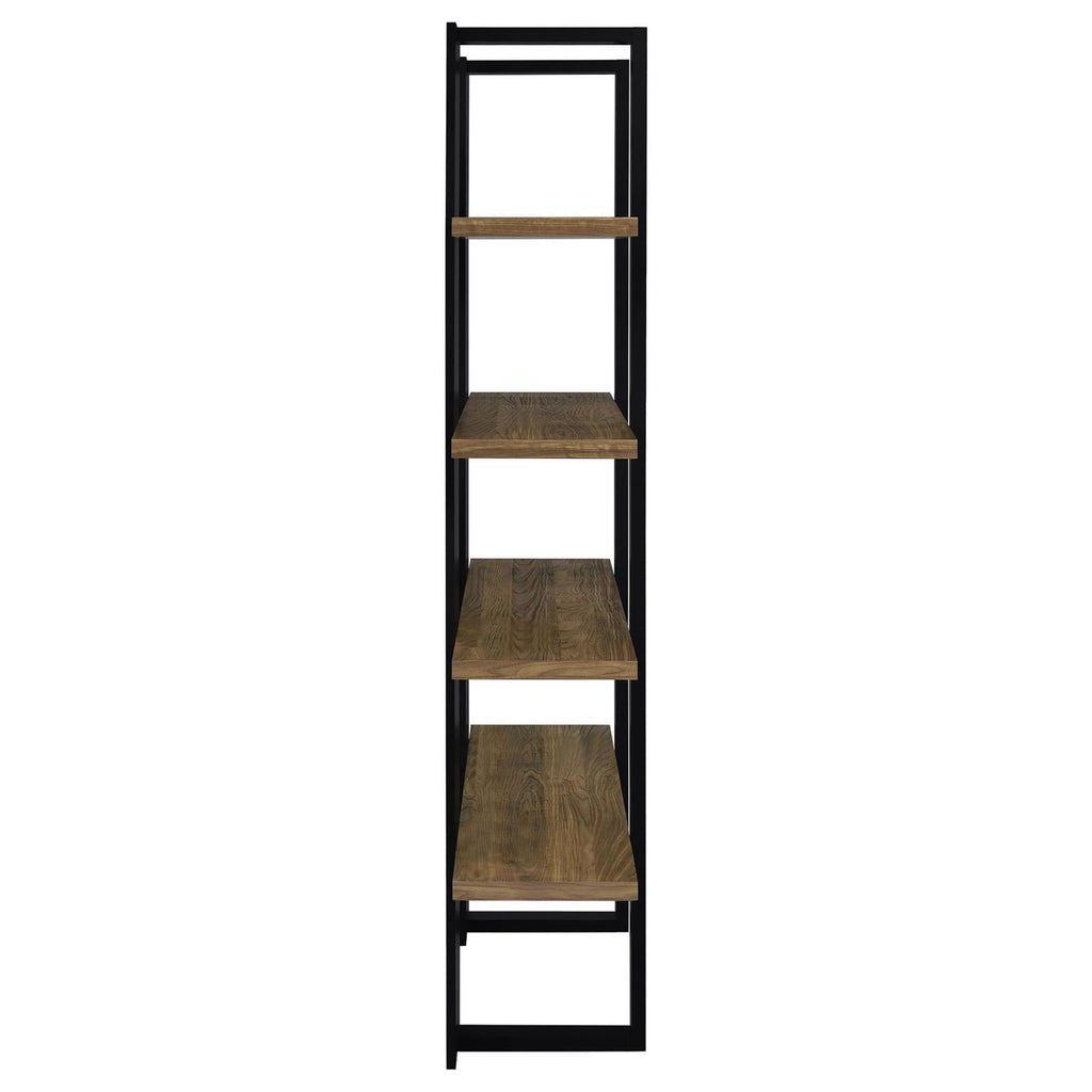 Display Your Collection on a Sleek Two-Tone Bookcase