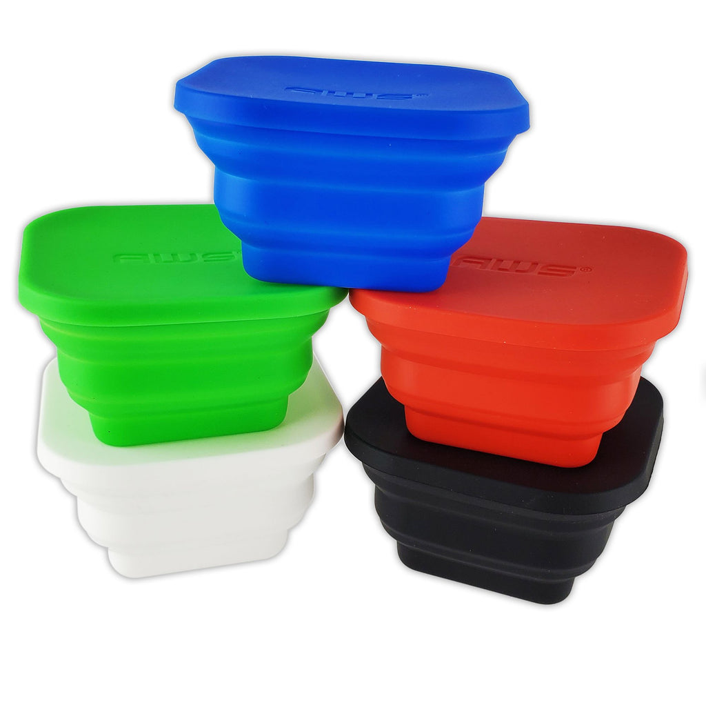 Collapsible Bowl Set with Matching Lids