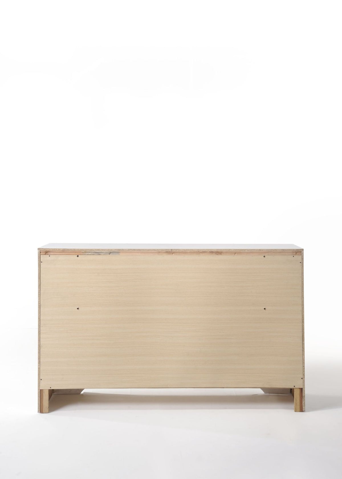 Naima Textured White Dresser with Jewelry Drawer