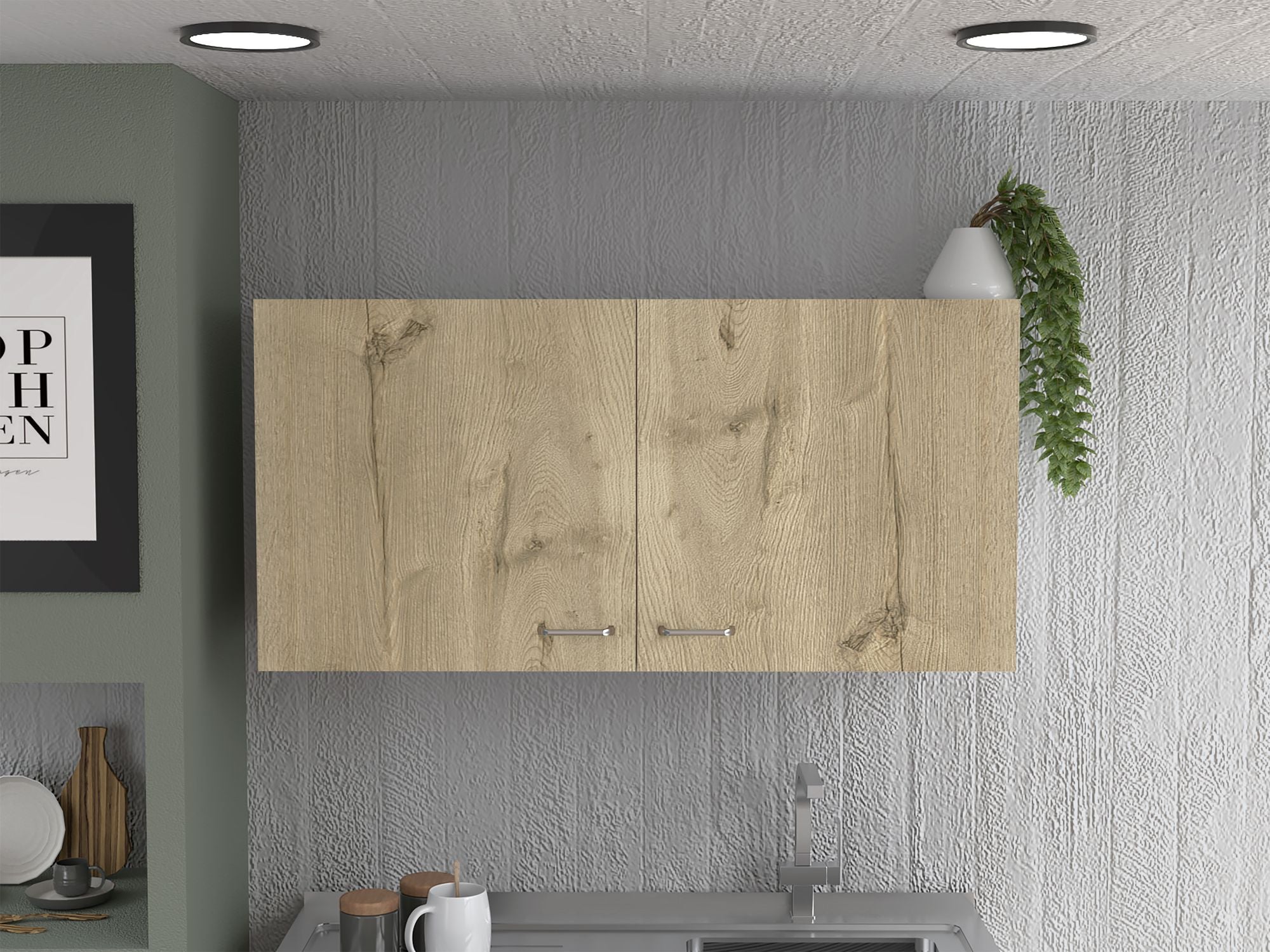 Tuhome Napoles Wall Cabinet with Two Doors