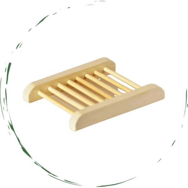 Natural Bamboo Soap Dish – everyday Self-Draining Soap Holder for Bathroom & Kitchen