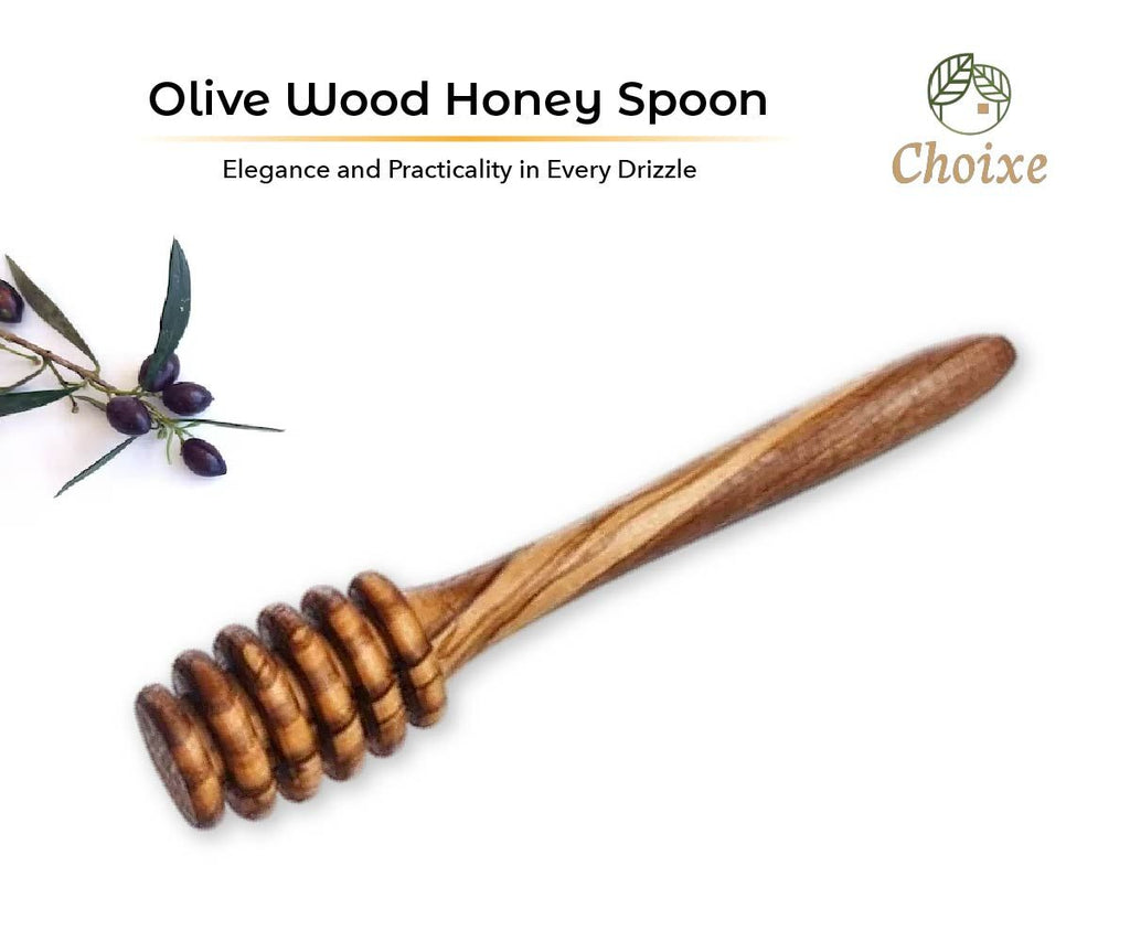Handcrafted Honey Dipper with Precision-Cut Ridges