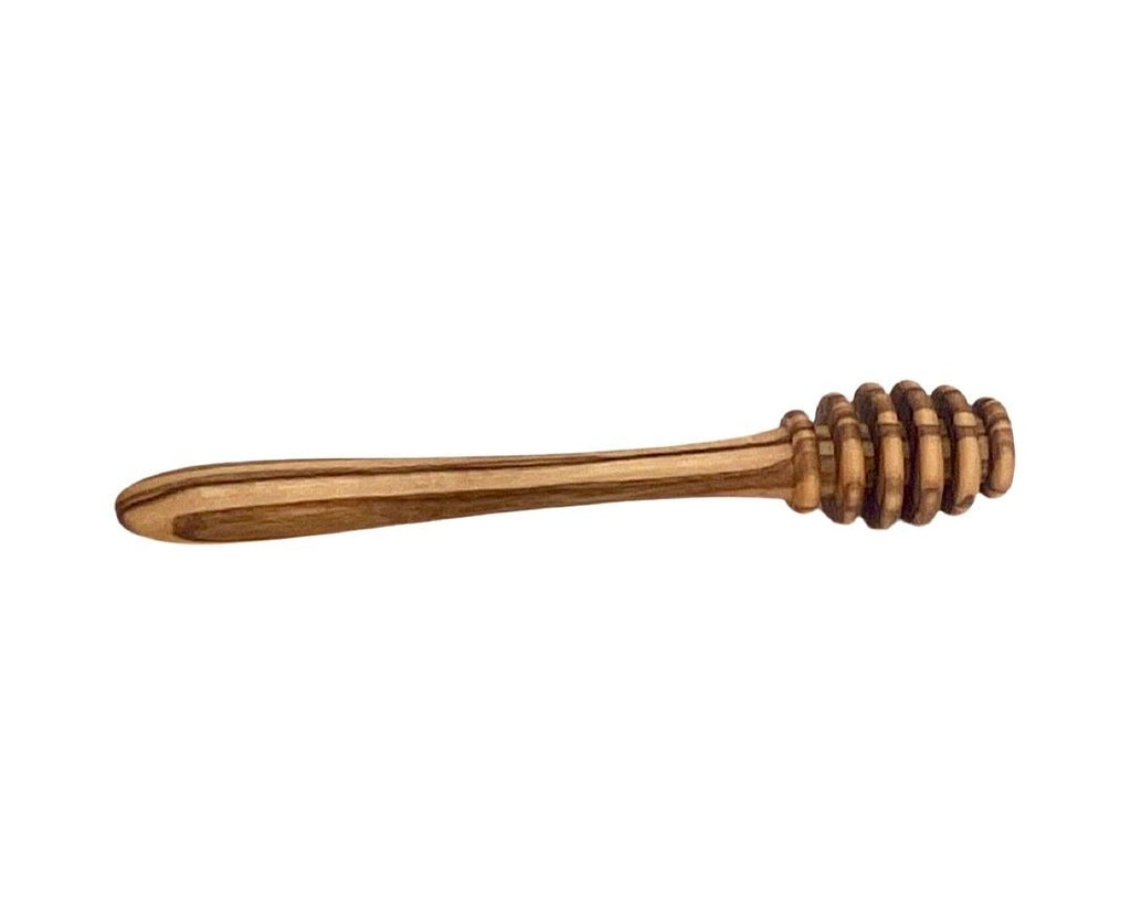Handcrafted Honey Dipper with Precision-Cut Ridges