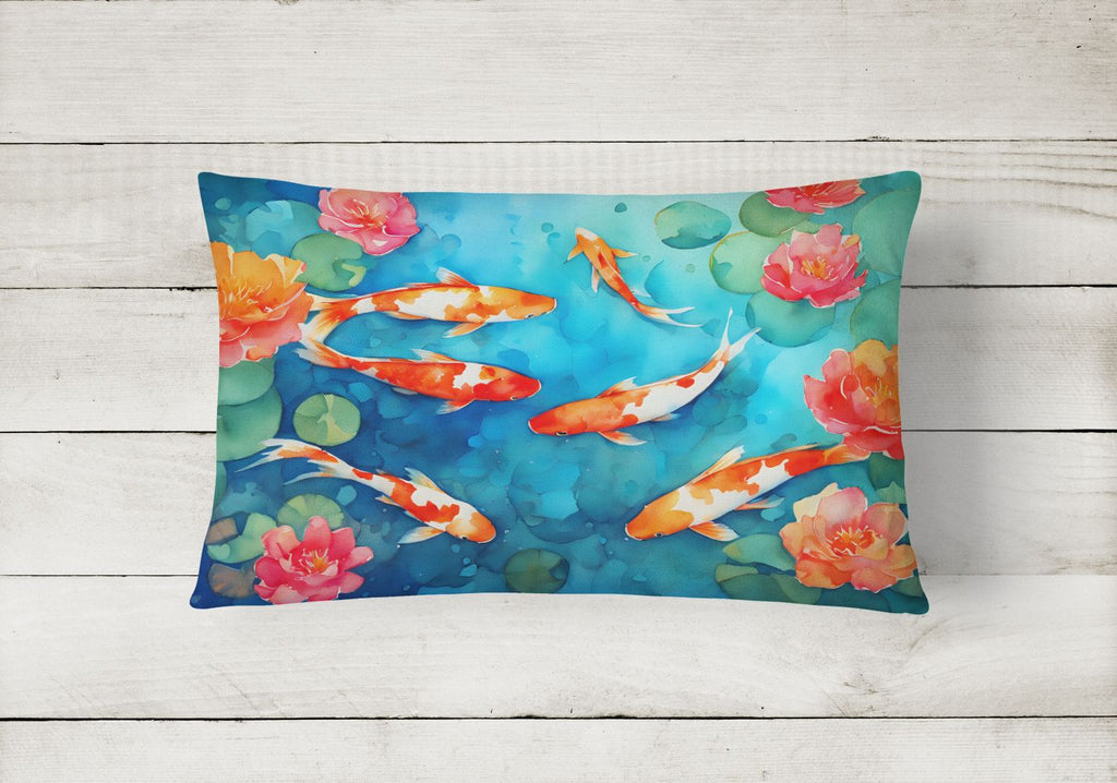 Koi Fish Decorative Pillow with Nautical Character