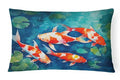 Nautical Koi Fish Decorative Throw Pillow