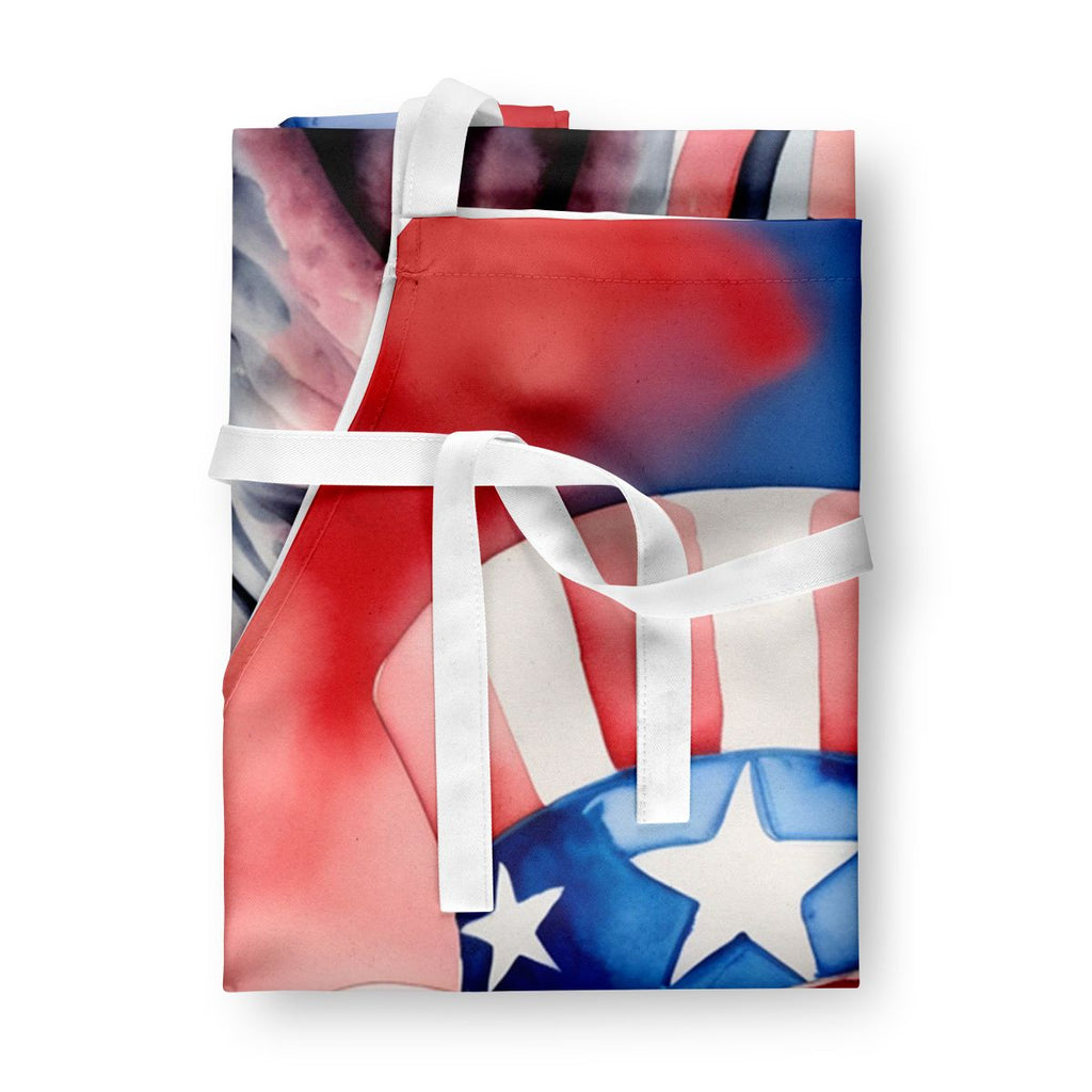 Patriotic Neapolitan Mastiff Unisex Bib Apron