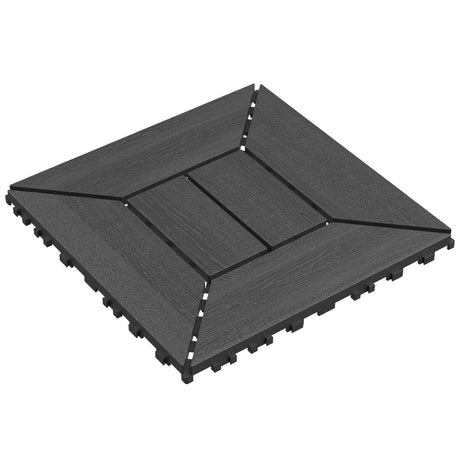 Interlocking Deck Tiles - Easy DIY Installation for Patio, Balcony, and Backyard