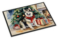 Alaskan Malamute Cozy Christmas Indoor-Outdoor Doormat