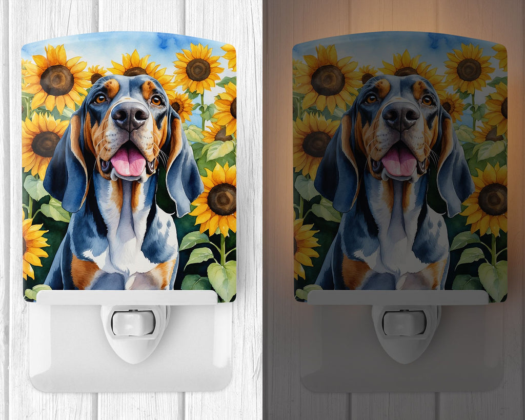 American English Coonhound Sunflower Night Light