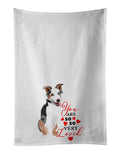 Blue Merle Australian Shepherd Valentine Towel Set