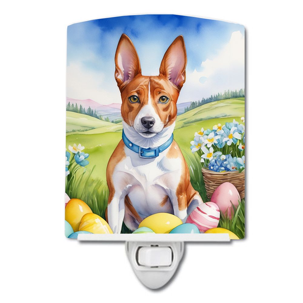 Basenji Easter Egg Hunt Decorative Night Light