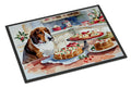 Basset Hound Christmas Cookies Doormat
