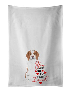 Loved Beagle Valentine's Day Kitchen Towel Set