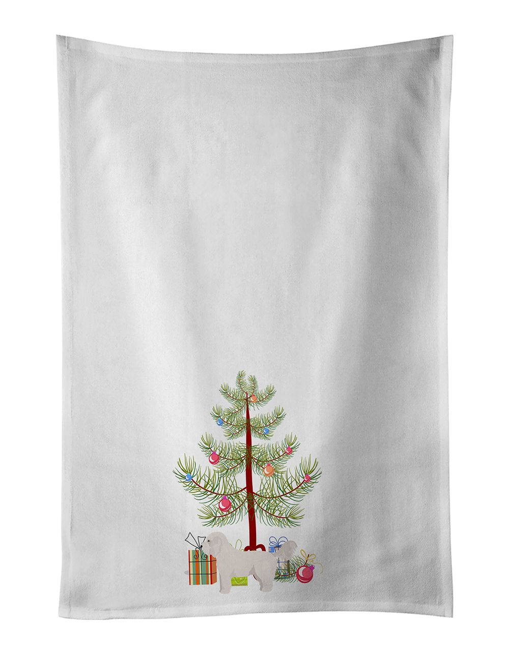 Bichpoo Christmas Tree Kitchen Towel Set