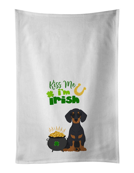 Dachshund St. Patrick's Day Kitchen Towel Set