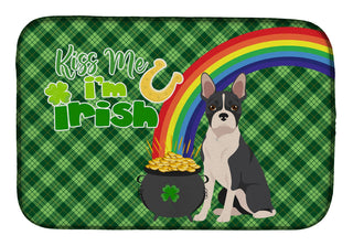 Kiss Me I'm Irish St. Patrick's Day Dish Drying Mat
