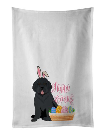 Black Newfoundland Easter Kitchen Towel Set
