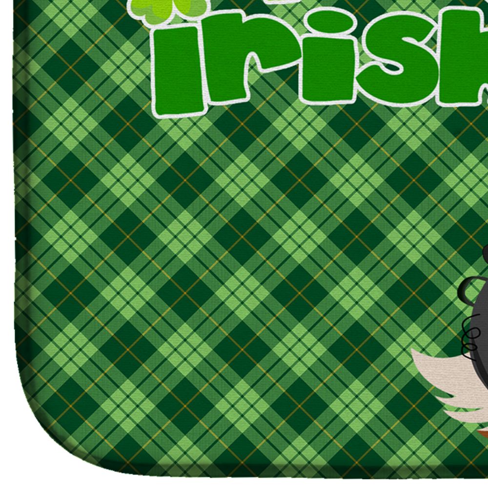 Cavalier Spaniel St. Patrick's Day Dish Drying Mat
