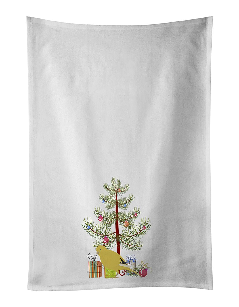 Border Canary Merry Christmas Kitchen Towel Set