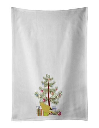 Border Canary Merry Christmas Kitchen Towel Set