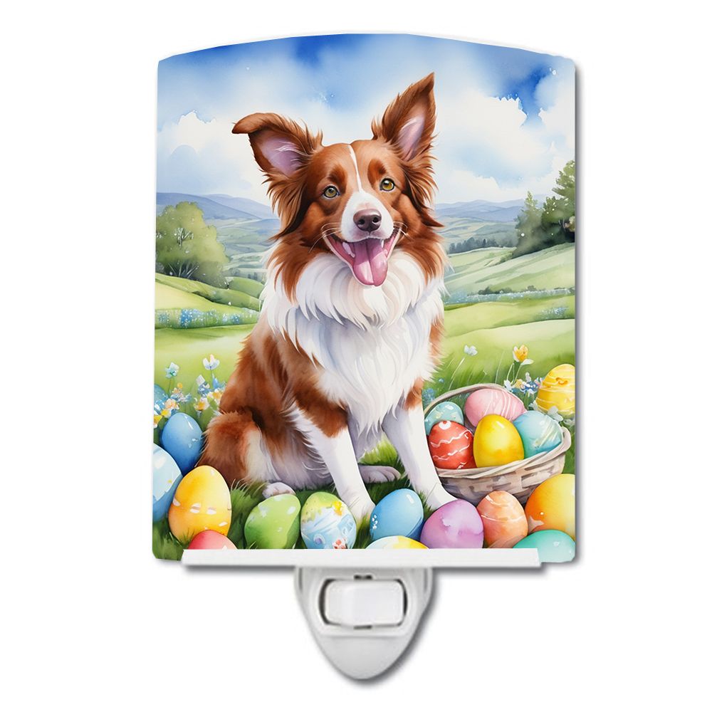 Border Collie Easter Egg Hunt Night Light
