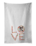 Boston Terrier LOVE Kitchen Towel Set