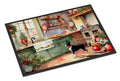 Boston Terrier Christmas Cookies Entryway Doormat