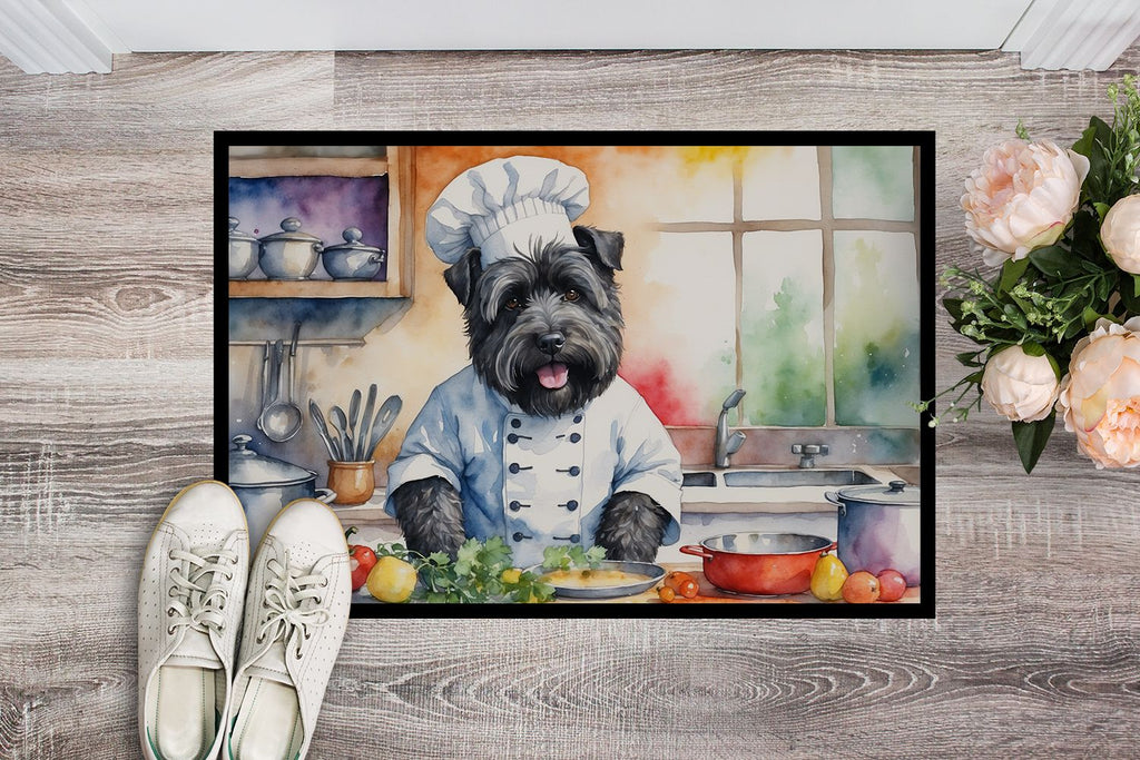 Bouvier des Flandres Chef Artwork Doormat