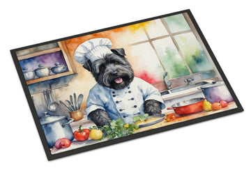 Bouvier des Flandres Chef Artwork Doormat