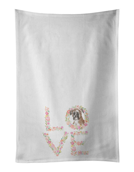 Boxer #3 LOVE Valentine's Day Kitchen Towel Set