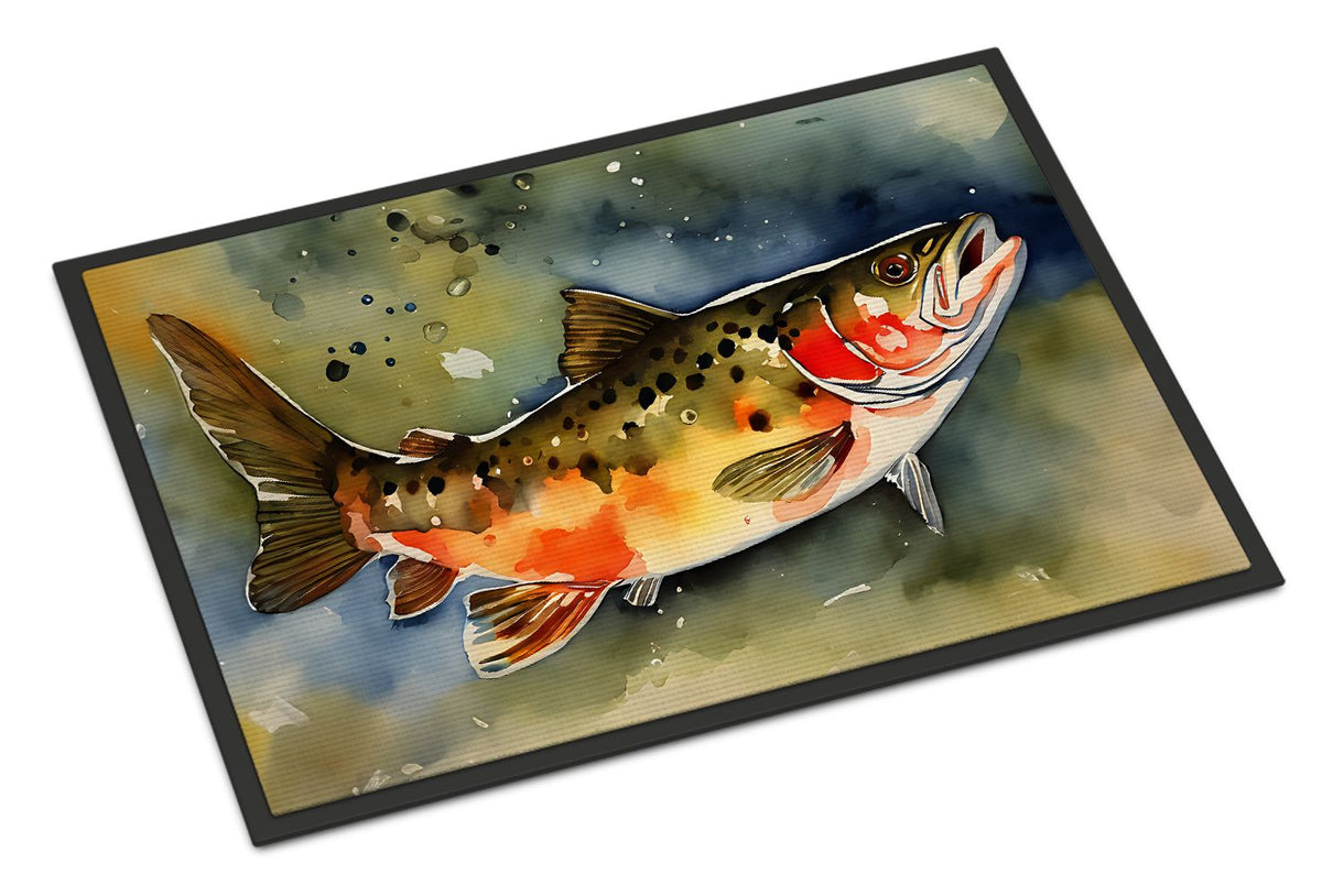 Brook Trout Indoor-Outdoor Entryway Doormat