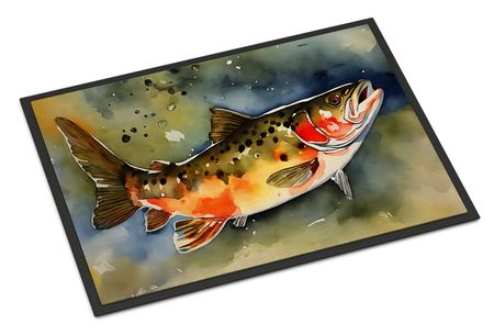 Brook Trout Indoor-Outdoor Entryway Doormat